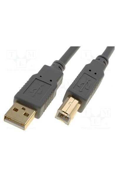 OEM Cablu BQ CABLE CAB-USBAB/3G, USB 2.0, USB A mufă,USB B mufă, aurit, 3m, g...
