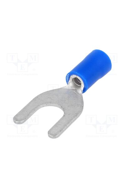 OEM Vârf furcă NINIGI ST-096/B, M6, Ø 6,5mm, 1,5÷2,5mm2, crimpat, pe cablu, i...