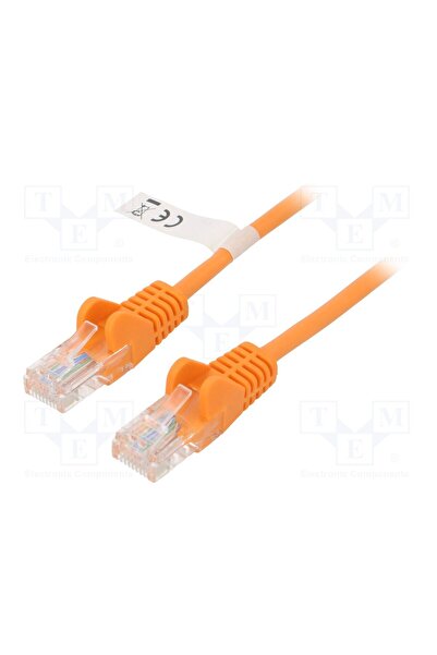 OEM Patch cord GOOBAY U/UTP5-CCA-002OR, U/UTP, Cat 5e, RJ45 mufă,din ambele p...