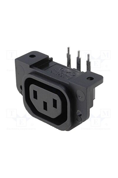 OEM Conector alimentare AC BULGIN PX0675/PC, soclu, mamă, 10A, 250VAC, C13 (F...