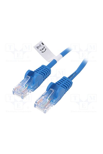 OEM Patch cord GOOBAY U/UTP5-CCA-030BL, U/UTP, Cat 5e, RJ45 mufă,din ambele p...