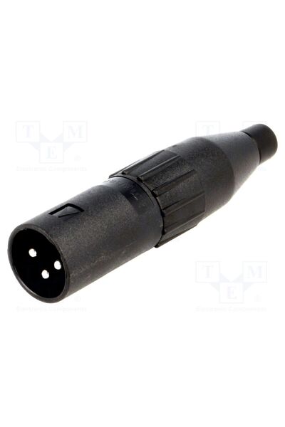 OEM Conector XLR AMPHENOL AC3MMCP, mufă, tată, AC, 15A, 133V, PIN 3, IP40, dr...