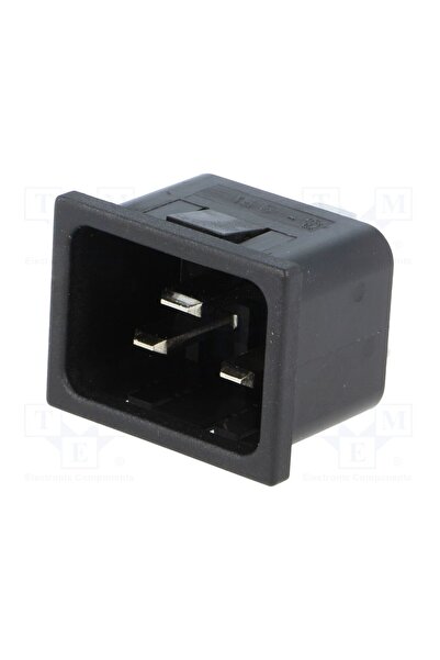 OEM Conector alimentare AC BULGIN PX0598/15/63, soclu, tată, 16A, 250VAC, C20...