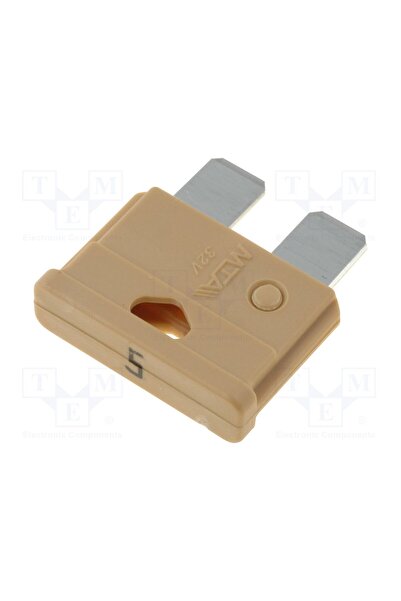 OEM Siguranţă MTA AMF-5A, auto, 5A, 32VDC, 19mm, UNIVAL, Pachet 10 buc