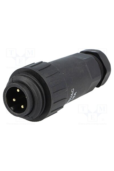 OEM Conector circular WEIPU WA22J4TE2-6.5, mufă, tată, PIN 4, IP67, WA22, 3+P...