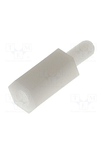 OEM Piuliţă-distanţieră filetată FIX&FASTEN TP-10, hexagonală, poliamidă, M3,...