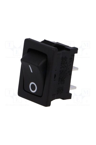 OEM ROCKER SCI RS1366ABB2, SPST, Poz 2, ON-OFF, 10A/250VAC, neagră, R13-66-AC...