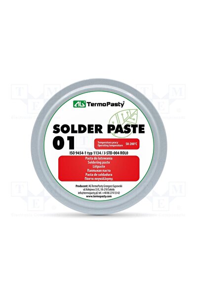 OEM Flux cu colofoniu AG TERMOPASTY PASTA-L-100, fără halogenuri,RMA,ROL0, pa...