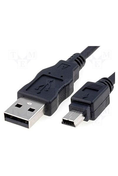 OEM Cablu GOOBAY CAB-MUSB-A5/5, USB 2.0, USB A mufă,USB B mini mufă, 5m, negr...