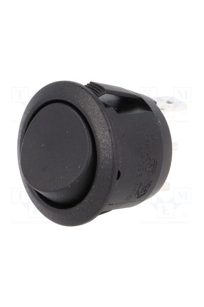 OEM ROCKER SCI R13112C02BB, SPDT, Poz 2, ON-ON, 10A/250VAC, neagră, R13-112-A...