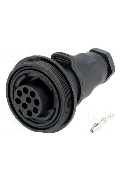 OEM Conector circular BULGIN PX0729/S, mufă, mamă, PIN 9, 5A, 150V, IP68, UL9...