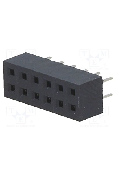 OEM Conector şiruri pini CONNFLY ZL265-12DG, soclu, mamă, PIN 12, THT, drept,...
