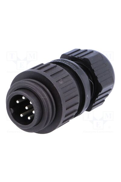 OEM Conector circular HIRSCHMANN CA6LS, mufă, tată, IP67, PIN 7(6+1), 6+PE, 1...