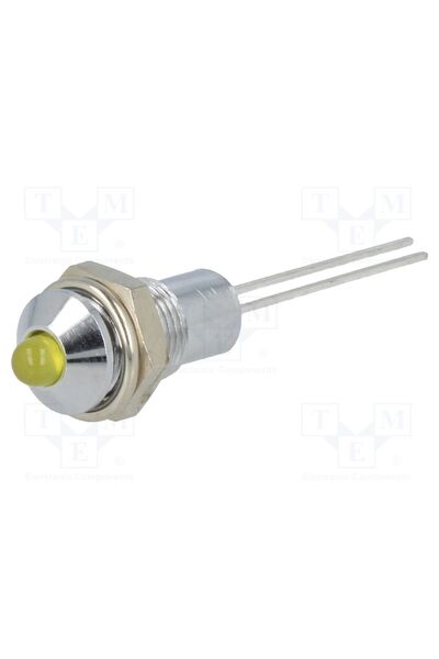 OEM Lampă de control LED SIGNAL-CONSTRUCT SMQS061, convexă, galbenă, Ø6,2mm, ...