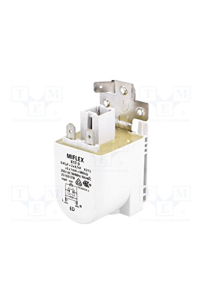 OEM Filtru anti-interferenţe MIFLEX SOLUTIONS X17-3, alimentare, 250VAC, Cx 0...