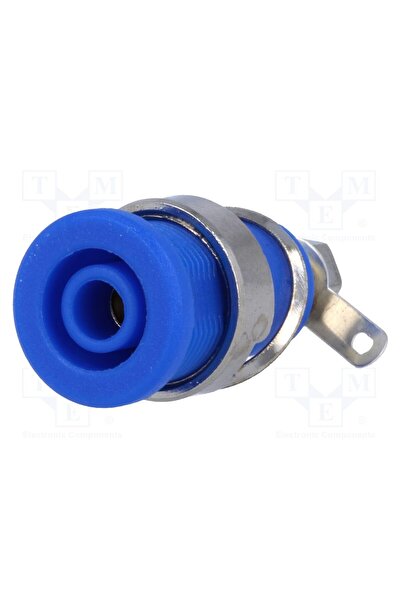 OEM Conector de laborator banană 4mm AXIOMET BS-324-LS-BL, soclu, 32A, albast...