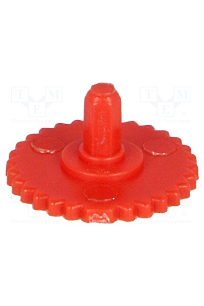 OEM Buton rotativ ACP CA9MR2, buton de reglare, roşie, Ø11,5mm, pentru trimer...