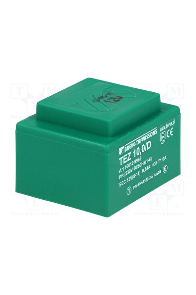 OEM Transformator încapsulat BREVE TUFVASSONS TEZ10/D/12V, 10VA, 230VAC, 12V,...