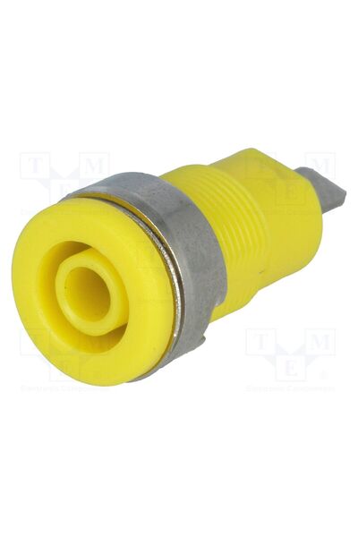 OEM Conector de laborator banană 4mm AXIOMET BS-324-LG-Y, soclu, 32A, galbenă...