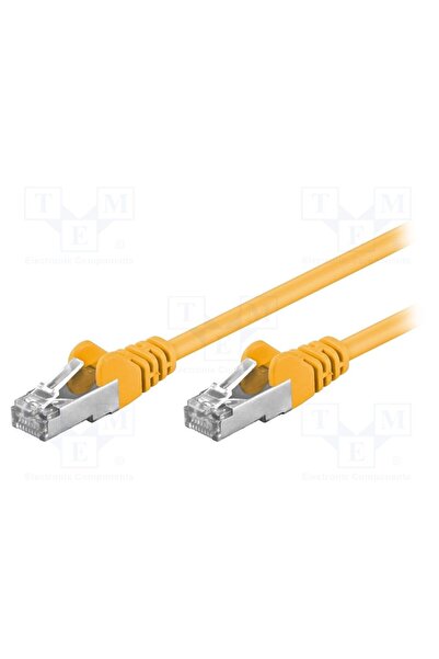 OEM Patch cord GOOBAY F/UTP5-CCA-005YL, F/UTP, Cat 5e, RJ45 mufă,din ambele p...