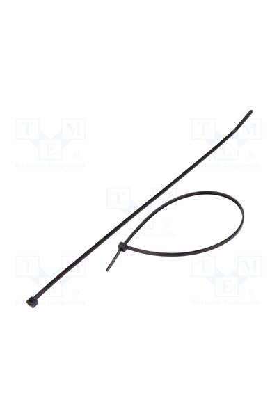 OEM Colier de strângere HELLERMANNTYTON T18L-UVBK, W 2,5mm, neagră, poliamidă...