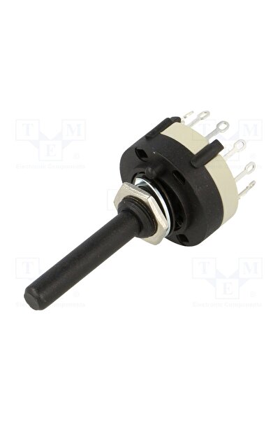 OEM Comutator rotativ CANAL ELECTRONIC SR26NS126M10, Poz 6, 0,3A/125VAC, 1A/3...