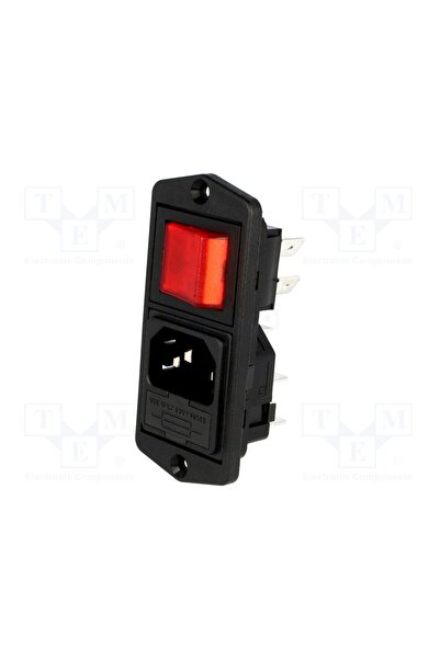 OEM Conector alimentare AC BULGIN BVA01/Z0000/11, soclu, tată, 10A, 250VAC, C...
