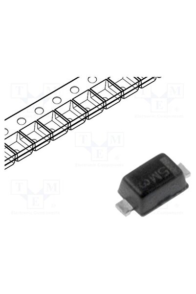 OEM Diodă Schottky de comutație ONSEMI RB521S30T1G, SOD523, SMD, 30V, 0,2A