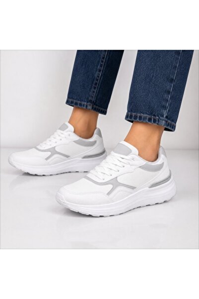 Black Flex Unisex Daily Shoes White 36-40