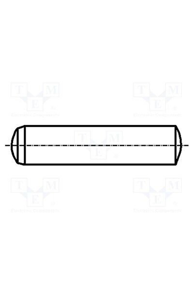 OEM Ştift cilindric BOSSARD B6X70/BN857, oţel, BN 857, Ø 6mm, DIN 6325, ISO 8...