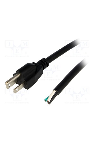 OEM Cablu LIAN DUNG S21-3/16/3.5BK, SJT, 3x16AWG, NEMA 5-15 (B) mufă,cabluri,...