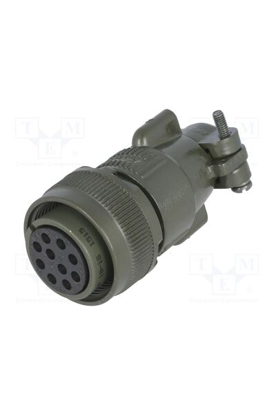 OEM Conector circular AMPHENOL DS3106F18-1S, mufă, pe cablu, PIN 10, mamă, li...