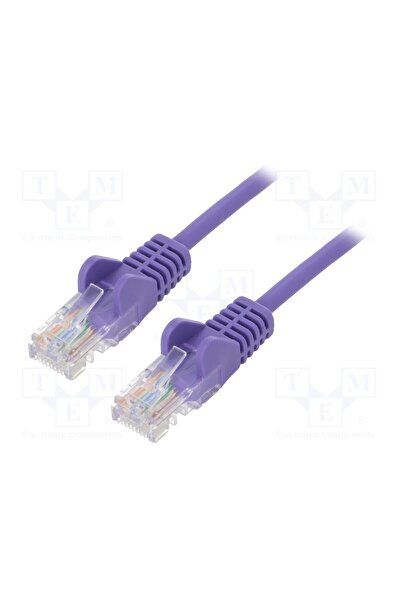 OEM Patch cord GOOBAY U/UTP6-CCA-010VI, U/UTP, Cat 6, RJ45 mufă,din ambele pă...