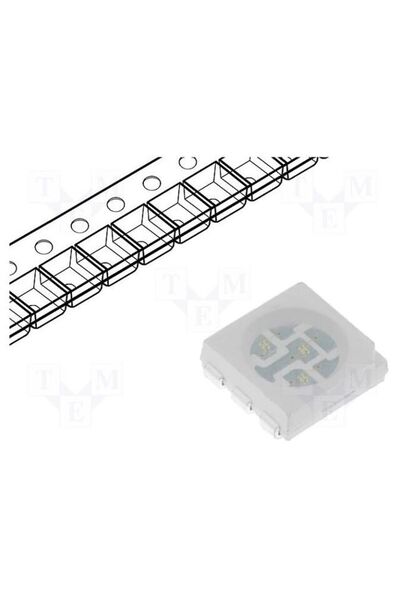 OEM LED OPTOSUPPLY OSB56TS4C1A, albastru, SMD, PLCC6, 1500÷2000mcd, 2,9÷3,6VD...
