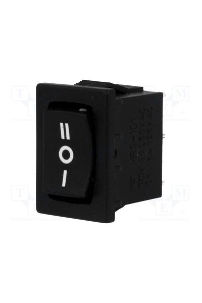 OEM ROCKER NINIGI RSM103A2C0BK, SP3T, Poz 3, ON-OFF-ON, 3A/250VAC, neagră, 35...