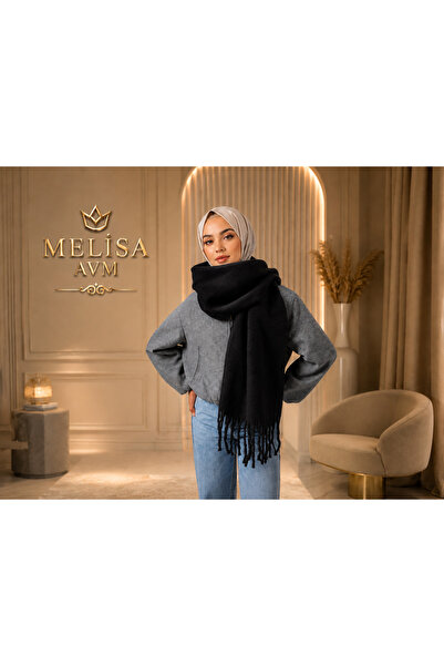 MELİSA AVM Puffy Yumuşak Dokulu Kadın Atkı Şal Omuz