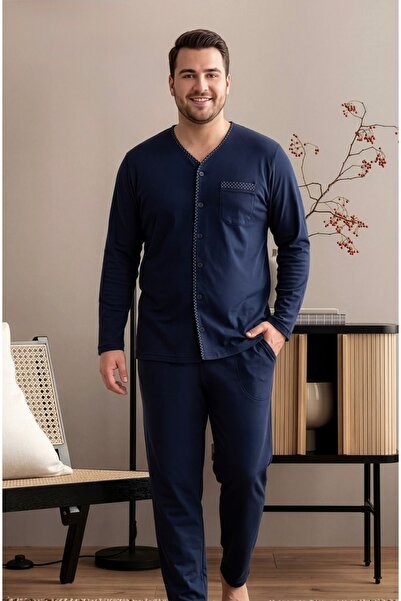 Over Sleep by Poleren Long Sleeved Front Buttoned Pajama Set