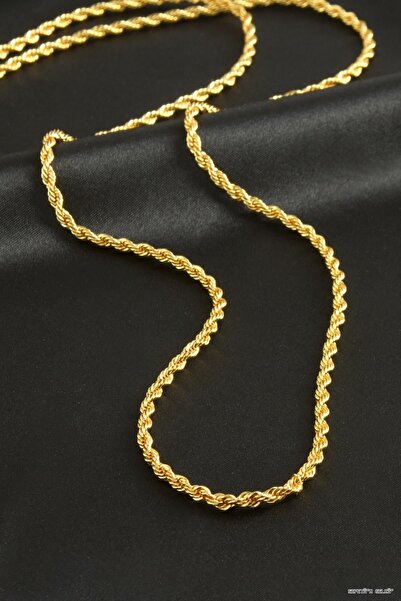 ZERO LAND Spt-Gld Twisted Ir Necklace 80 (42049) cm Yellow
