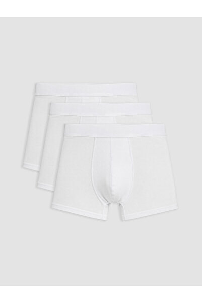 LC Waikiki Two Mt Shop Quality Standard Fit Cotton Flexible Men's Boxer 3-Pack