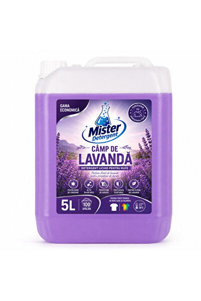 Mister Detergent Detergent lichid – Câmp de Lavandă, 5L - 100 spălări