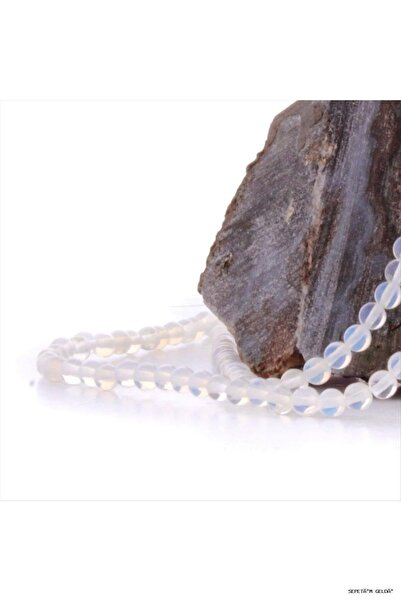 ZERO LAND Spt-Gld 4 mm Opal Stone -Moonstone- (50612) Blue