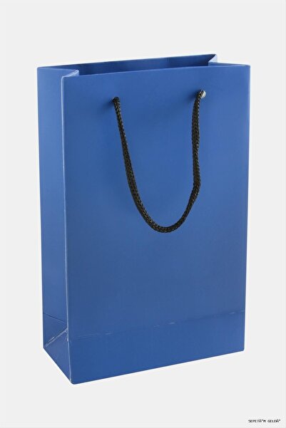 ZERO LAND Spt-Gld 11X17 Drawstring Cardboard Bag 1 (50007) Piece Blue