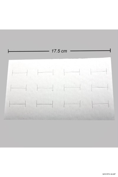ZERO LAND Spt-Gld 12-Pack Rings (51325) Sponge White