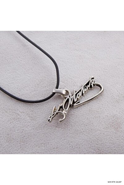 ZERO LAND Spt-Gld Ataturk Signature (51105) Necklace Black