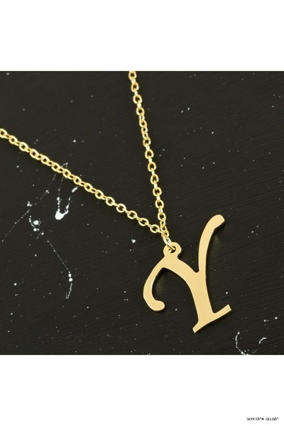 ZERO LAND Spt-Gld Solid Brass (51950) Letter Pendant