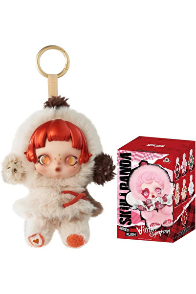 Pop Mart x Skullpanda POP MART Peluş Bebek "SKULLPANDA - Winter Syhphony Seri...