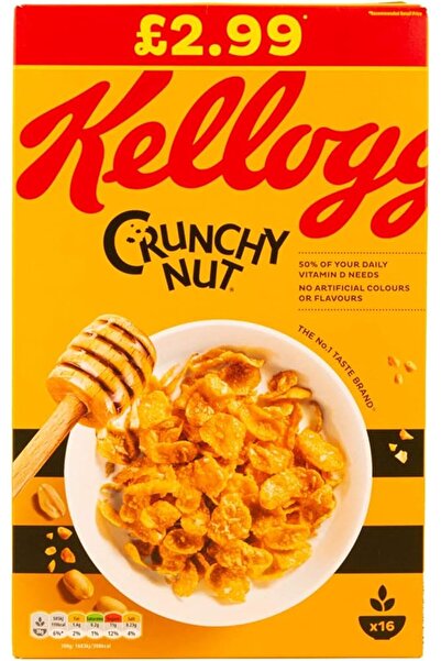 Kellogg's kelloggs crunchy nut c/f (gbr) 500g x 16