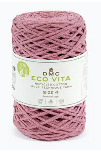Dmc Fir pentru macrame, tricotat si crosetat Vita 4mm DMC, 250g/200m, 04 roz
