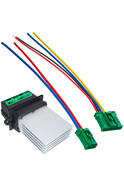 M MODECAR Rezistor suflantă Renault Megane II + 2x CONECTORI (2 PINI + 4 PINI...