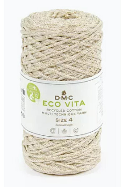 Dmc Fir pentru macrame, tricotat si crosetat Vita 4mm DMC, 250g/200m, metalli...